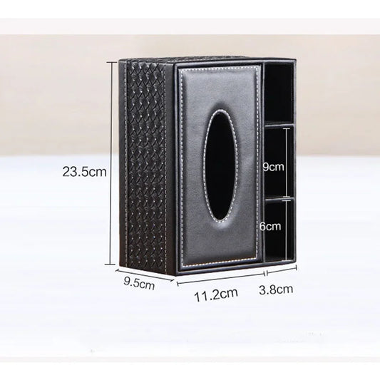 Boîte à Mouchoirs Cuir Luxe - Timeless Vases