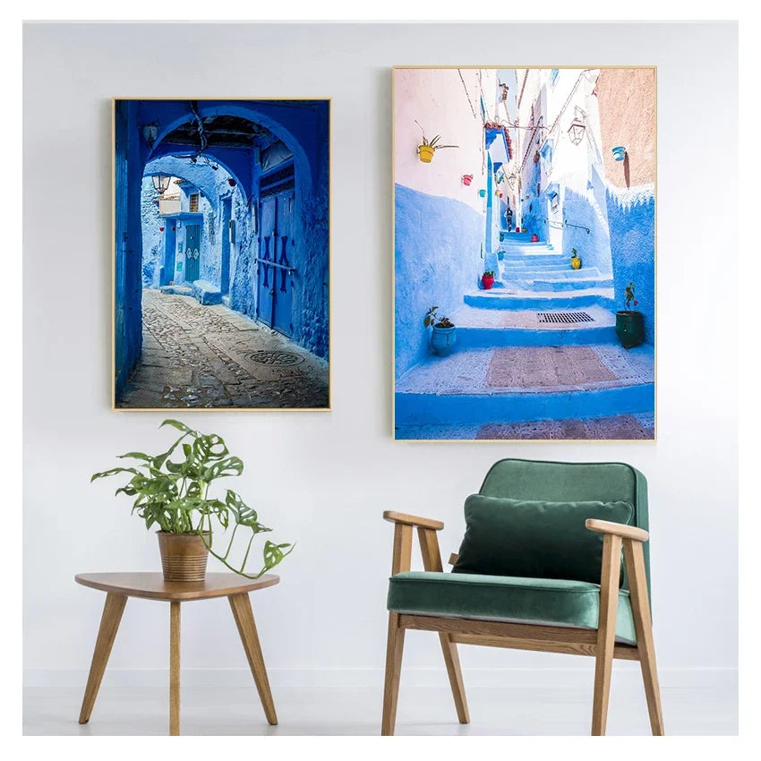 Tableaux Escapade Bleu - Timeless Vases