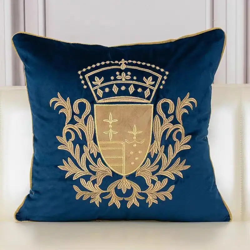 Housses d’Oreiller Blason Royal