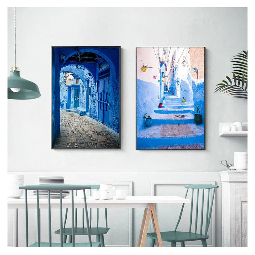 Tableaux Escapade Bleu - Timeless Vases