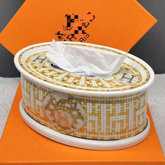 Boîtes à Mouchoirs Mosaïque d’Or