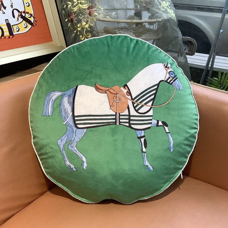 Federa per cuscino di lusso intrecciata – Collezione Equestre