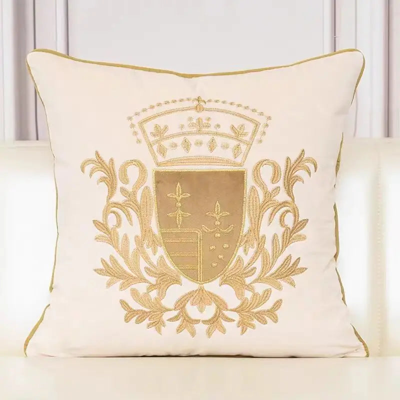 Housses d’Oreiller Blason Royal