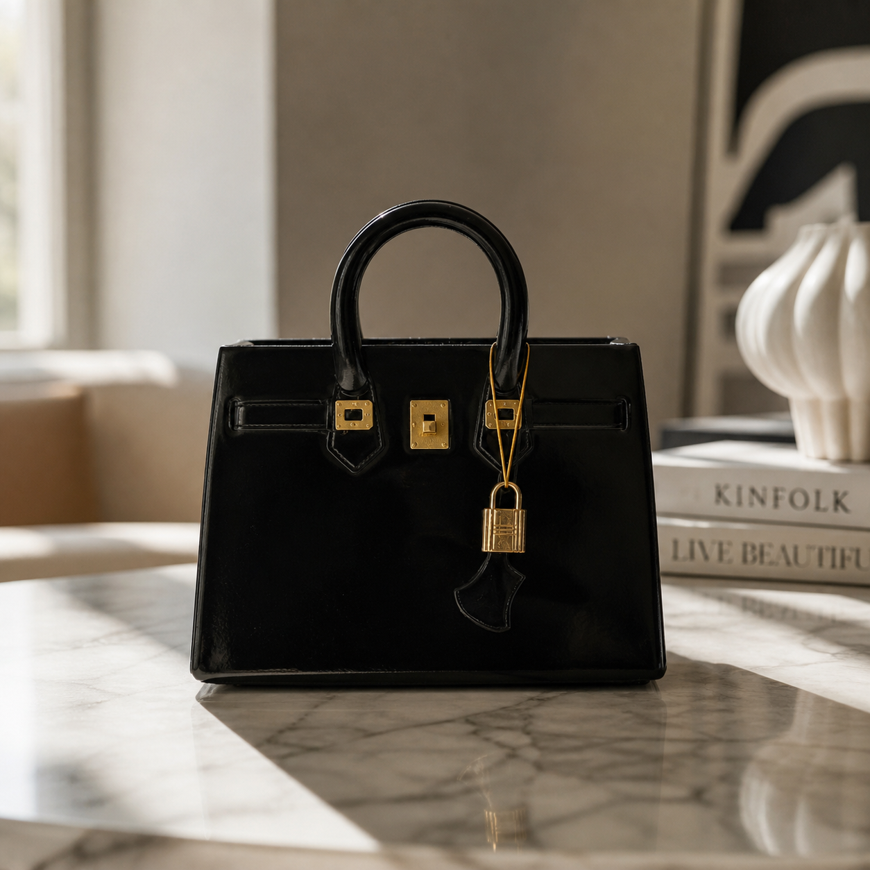 Vase Prestige Grace Black - Timeless Vases