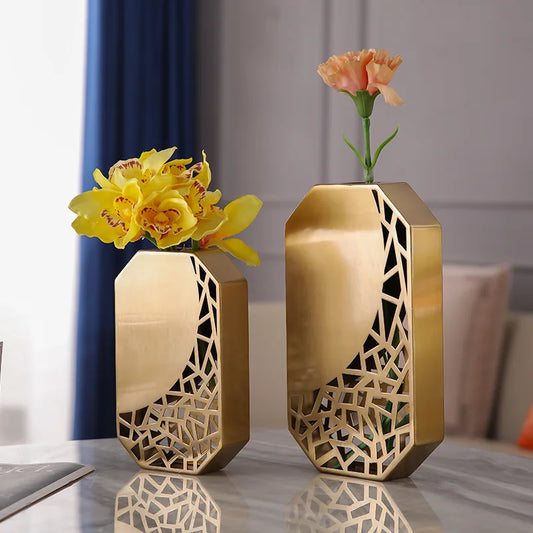 Vase Panthéon Doré - Timeless Vases