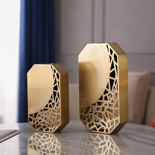 Vase Panthéon Doré - Timeless Vases