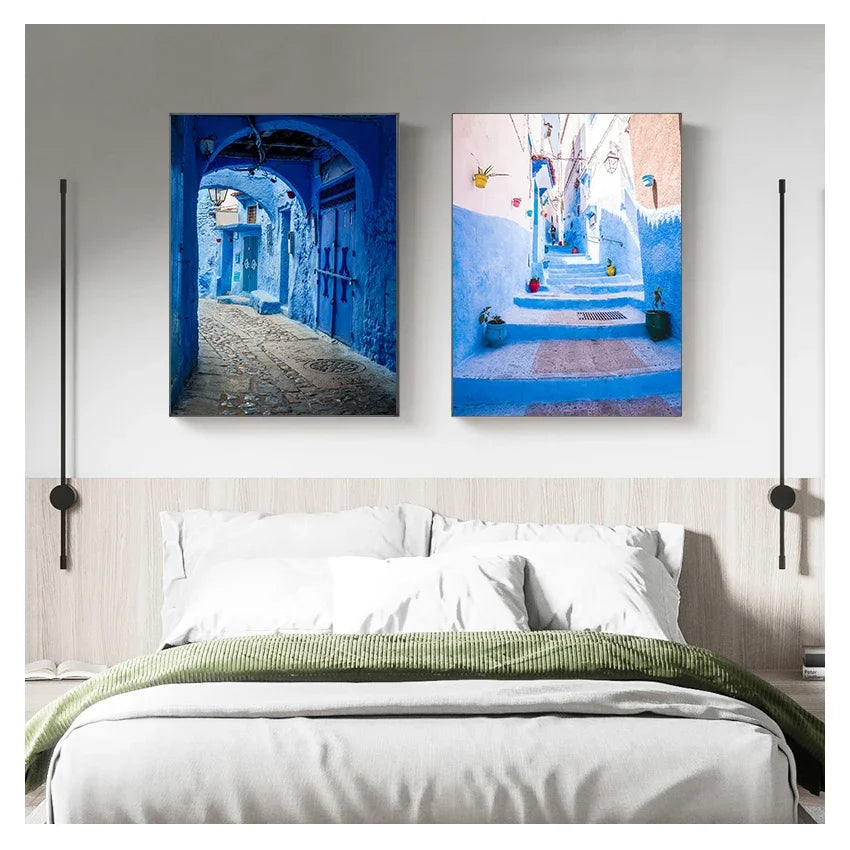 Tableaux Escapade Bleu - Timeless Vases