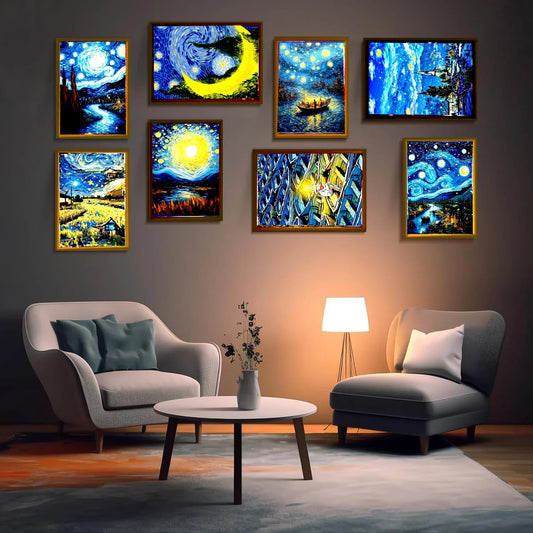 Tableaux Tourbillon Nocturne - Timeless Vases
