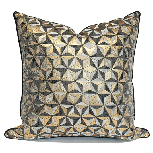 Fodera per cuscino di lusso con design geometrico dorato per divano, decorazione per camera da letto, divano, hotel, casa, 30x50, 45x45, 50x50, 40x60 cm