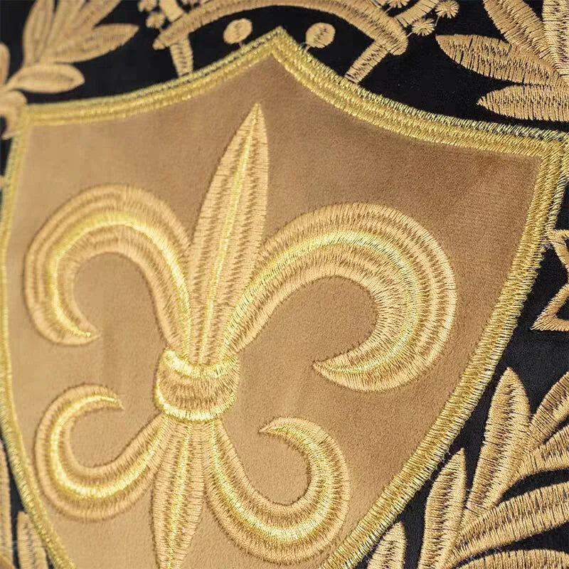 Housses d’Oreiller Blason Royal