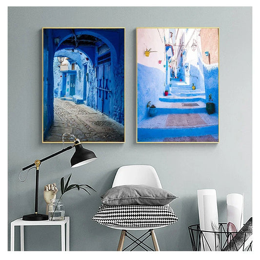 Tableaux Escapade Bleu - Timeless Vases