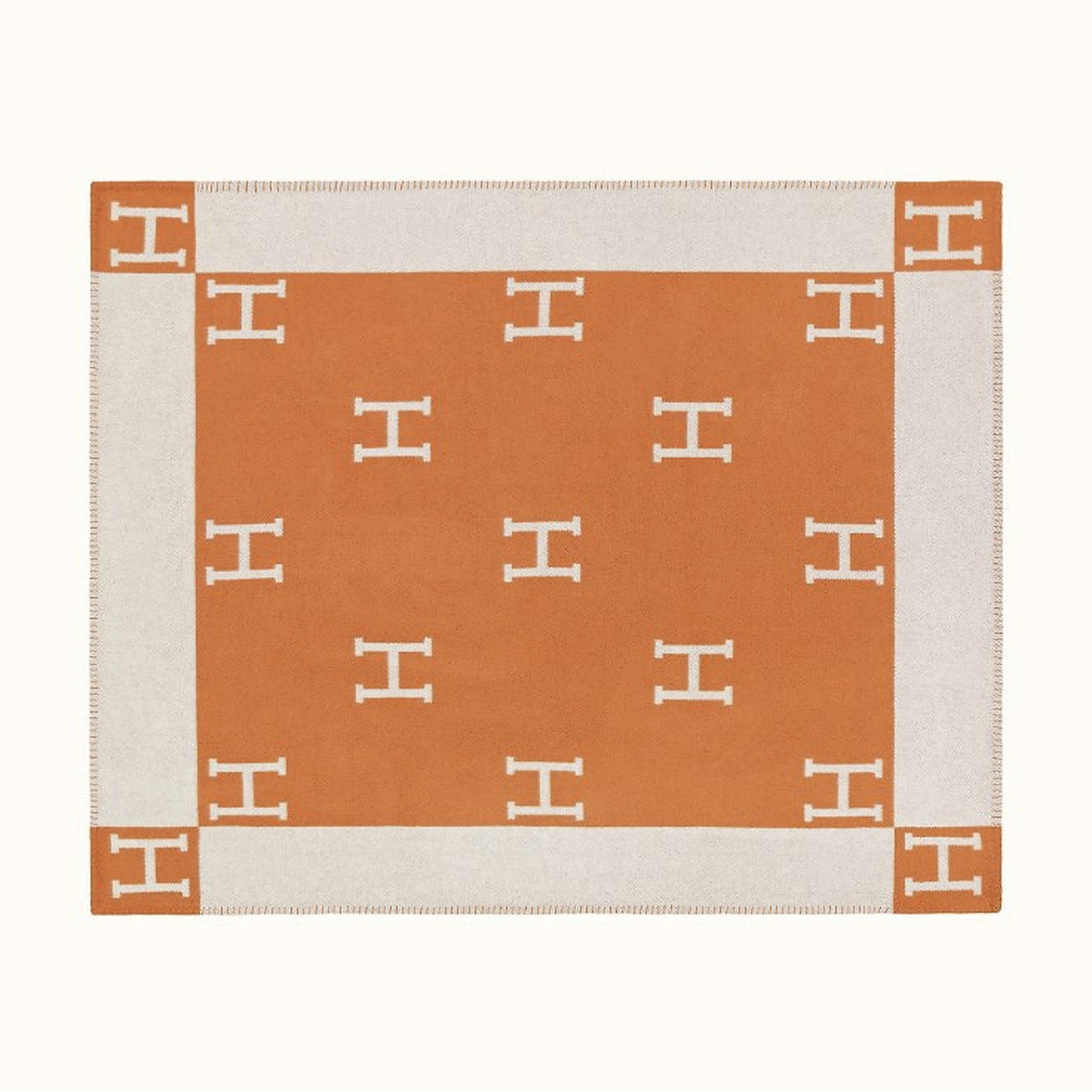 Plaid Luxe Éternel — Orange
