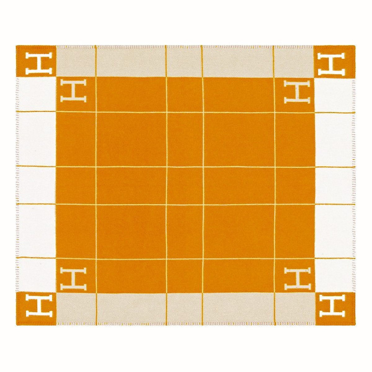 Plaid Luxe Éternel — Stripe Orange