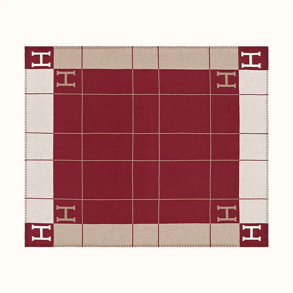 Plaid Luxe Éternel — Stripe Red
