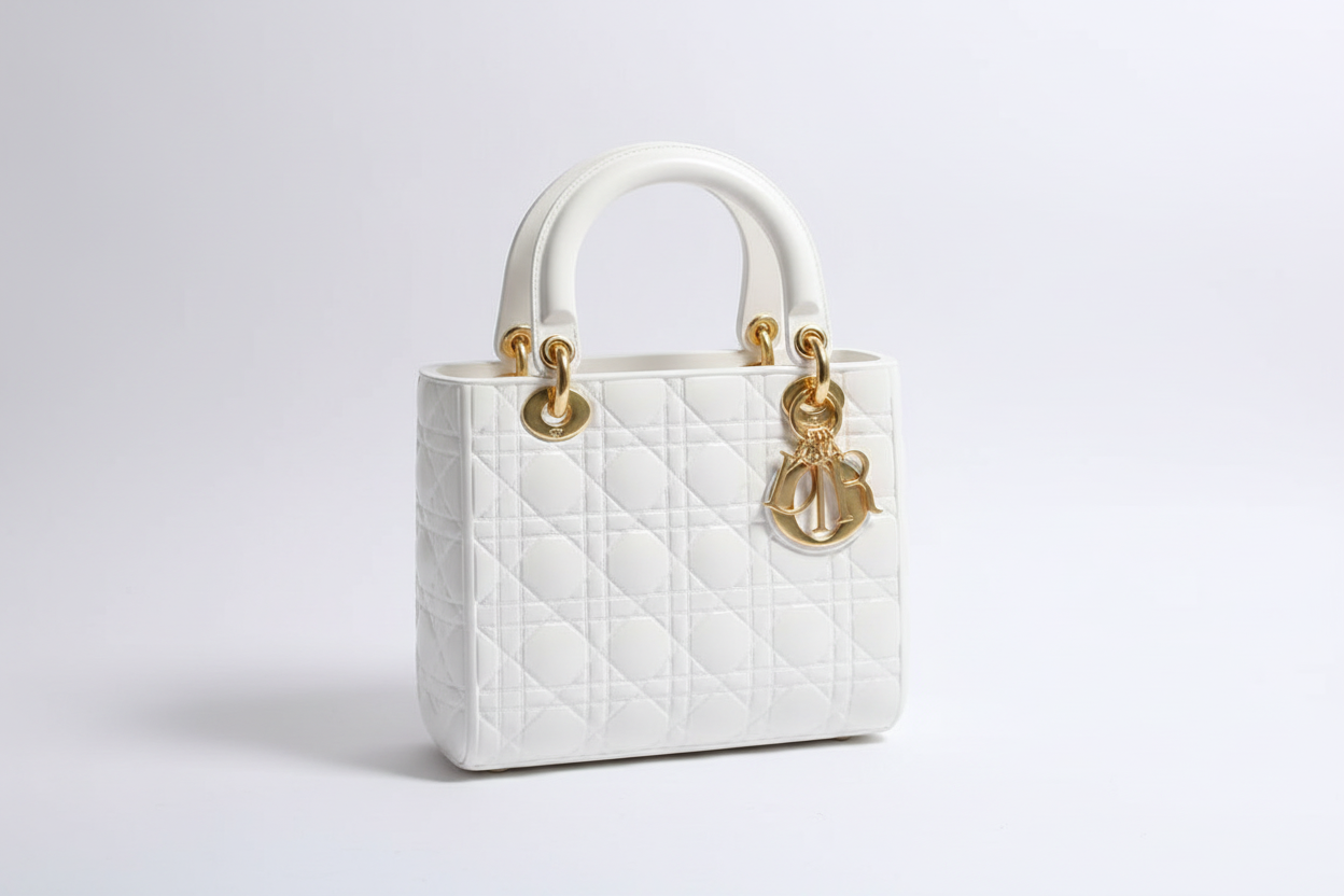 Vase blanc accents dorés