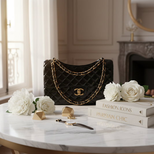 Vase noir lifestyle Instagram